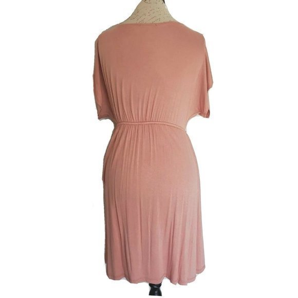 Sopranos Dress Size Medium Size M  Pink Embroidery Stretched Short Sleeve Womens - Picture 2 of 12